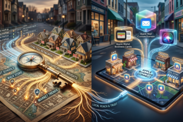 article inforgraphic for Hidden Real Estate SEO Secrets and Apple Expands Services to Local Businesses - local seo tips for real estate agents - google for real estate podcast